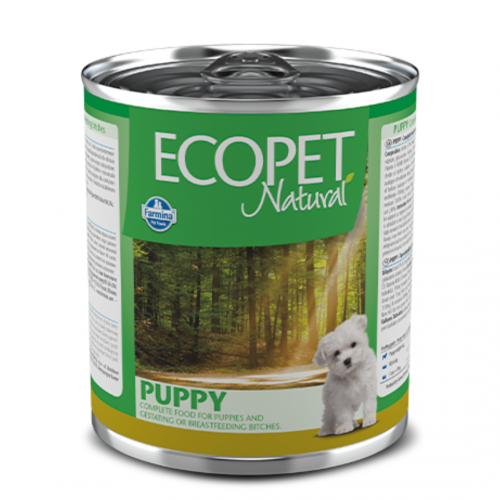 Farmina Cans Ecopet Natural Puppyвологий корм для цуценят з куркою 300г