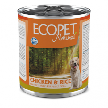 Farmina Ecopet Natural Dog Chicken&Riceвологий корм для собак з куркою 300г