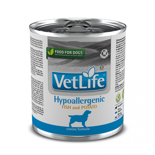 Farmina Cans Dog Vet Life Hypoallergenic Fish & Potatoвологий корм-дієта при захворюванні ШКТ 300г