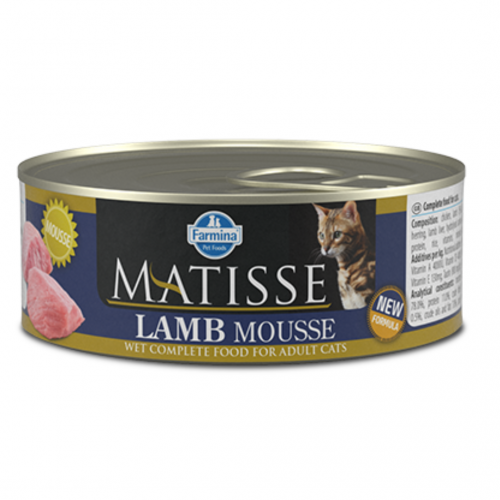 Farmina Matisse Cat Mousse Lambвологий корм для дорослих котів з ягням 85г