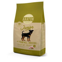 Сухий корм Araton Dog Junior All Breeds Для цуценят усіх порід з Куркою 3кг