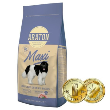 Сухий корм Araton Dog Maxi Adult Для дорослих собак великих порід з Куркою 15кг