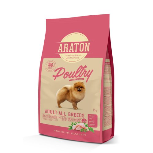 Сухий корм Araton Dog Poultry Adult All Breeds Для собак усіх порід з Птицею 3кг