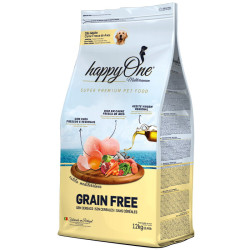 Беззерновий сухий корм happyOne для дорослих собак зі свіжим м'ясом Mediterraneum Adult Dog Fresh Meat 3кг