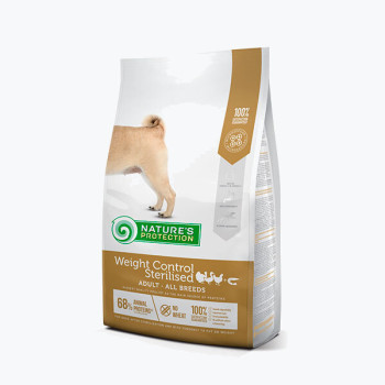 Nature's Protection Weight Control Sterilized Adult all breeds Для собак після стерилізації та схильних до повноти 4кг