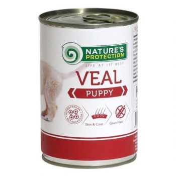Nature's Protection Cans Puppy Veal консерва для цуценят всіх порід з телятиною 200г
