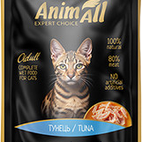 AnimAll Тунець для котів, пауч 80г