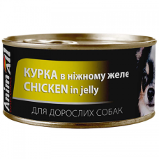 AnimAll Dog Adult Chicken вологий корм для дорослих собак з куркою в желе 195 г
